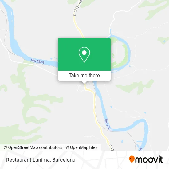 Restaurant Lanima map