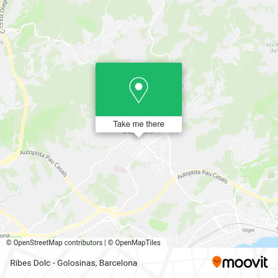 Ribes Dolc - Golosinas map