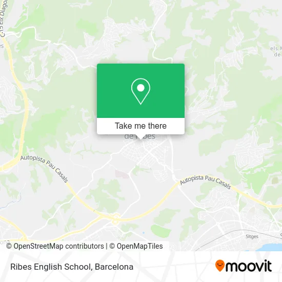 Ribes English School map