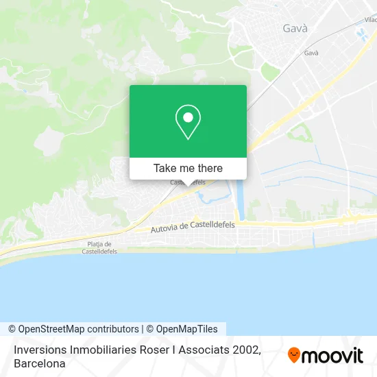 Inversions Inmobiliaries Roser I Associats 2002 map