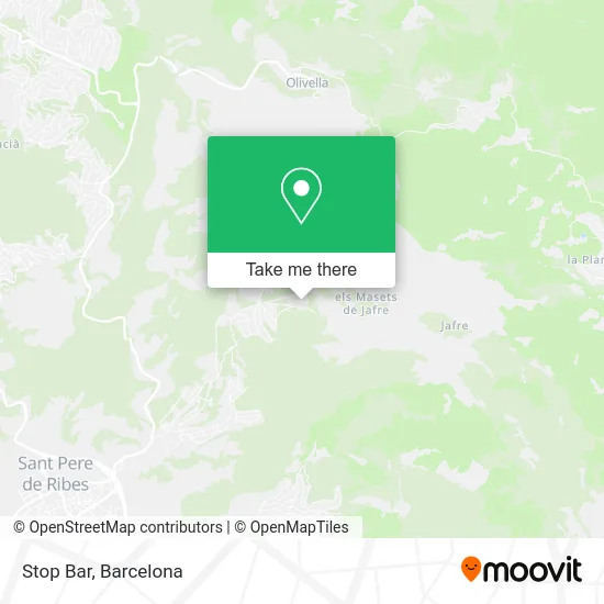 Bar Stop map