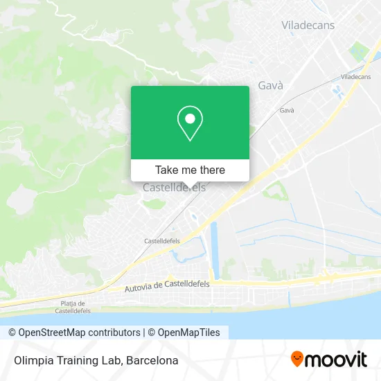 Olimpia Training Lab map