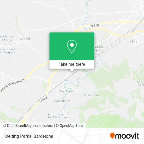 Delting Parks map