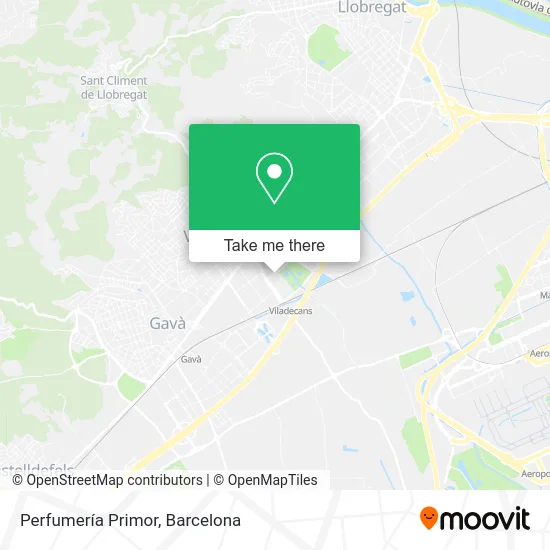 Perfumería Primor map