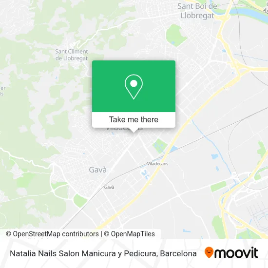 Natalia Nails Salon Manicura y Pedicura map