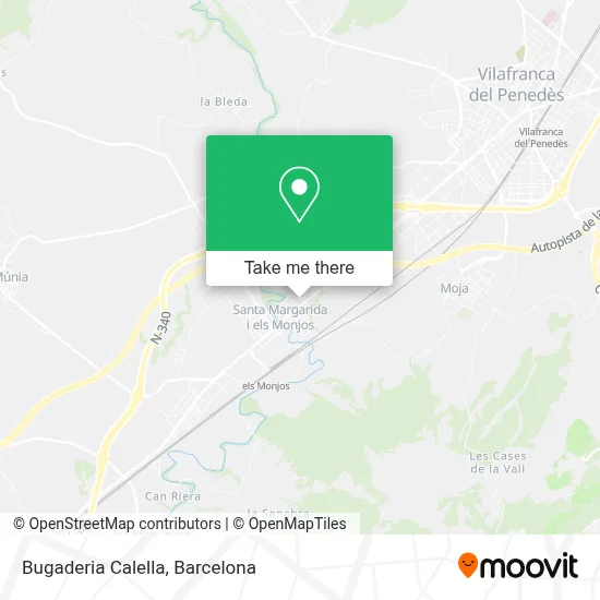 Bugaderia Calella map