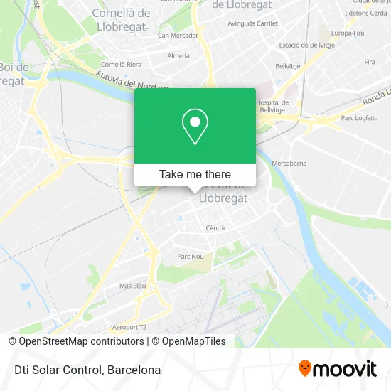 Dti Solar Control map