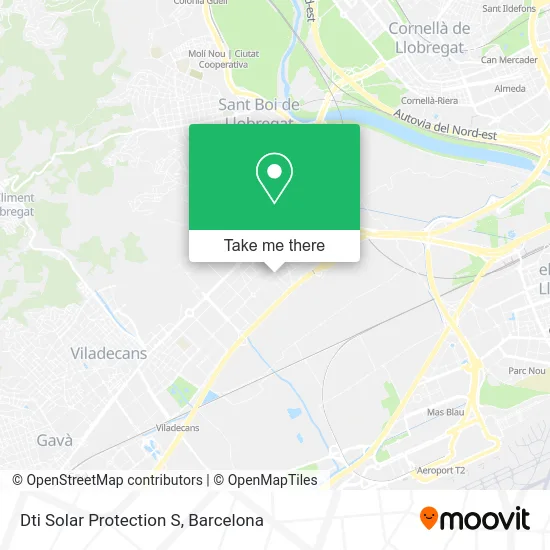 Dti Solar Protection S map