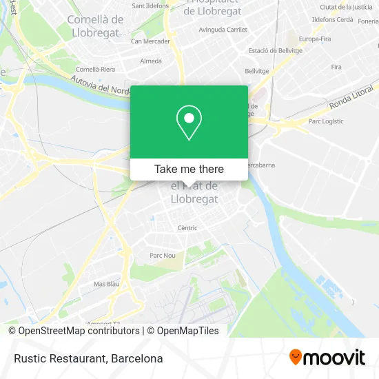 Rustic Restaurant map