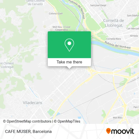 CAFE MUSER map