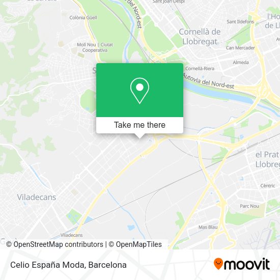 Celio España Moda map