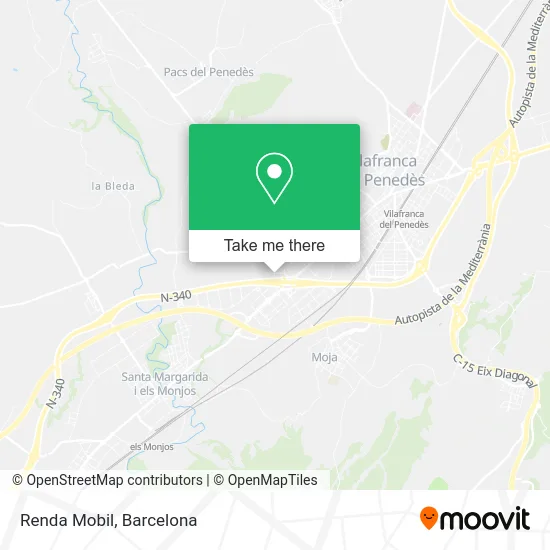 Renda Mobil map