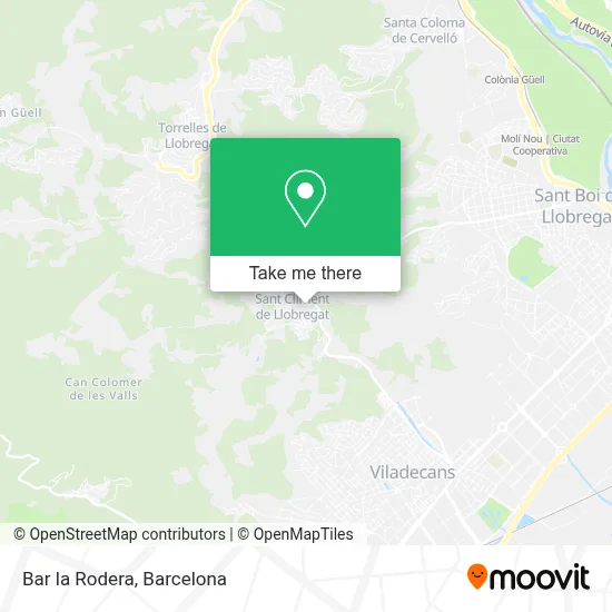Bar la Rodera map