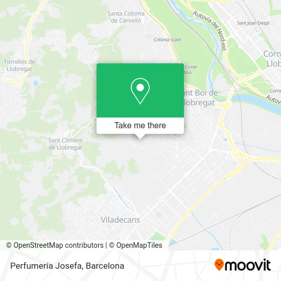 Perfumería Josefa map