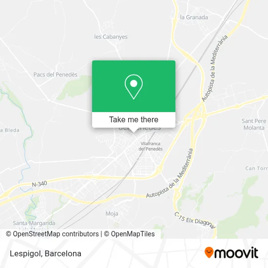 Lespigol map