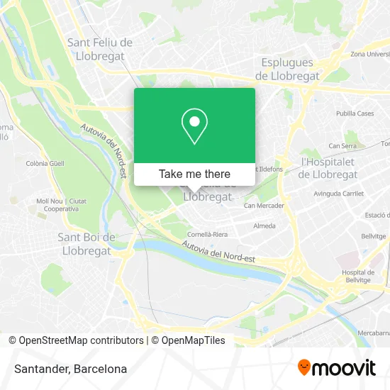 Santander map