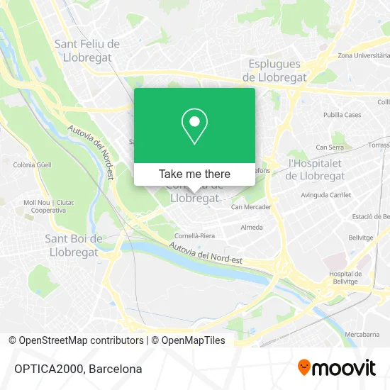 OPTICA2000 map