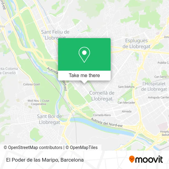 El Poder de las Maripo map