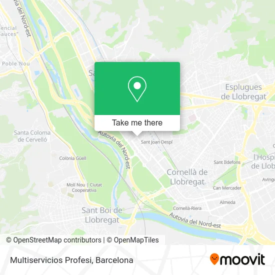 Multiservicios Profesi map