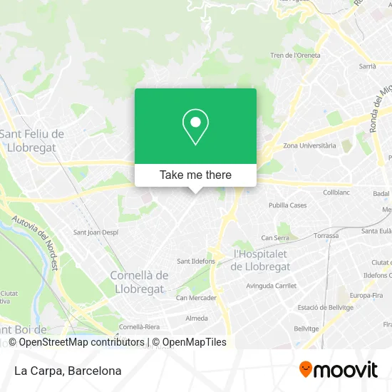 La Carpa map