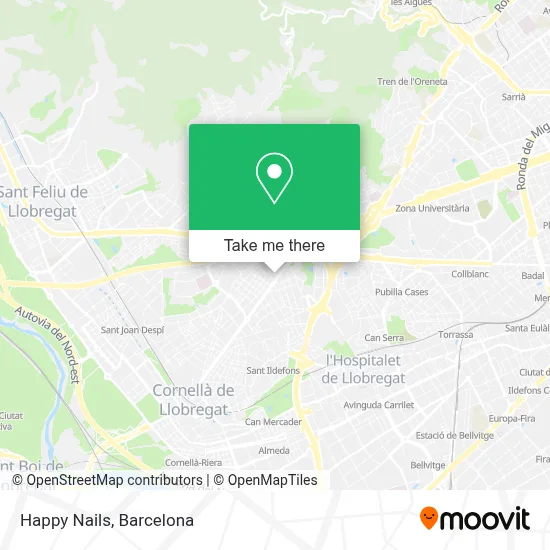 Happy Nails map