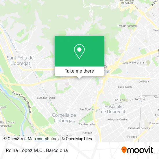 Reina López M.C. map