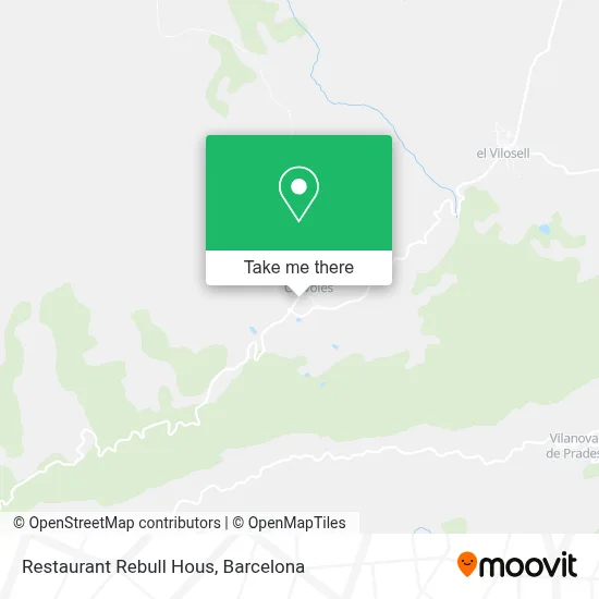 Restaurant Rebull Hous map