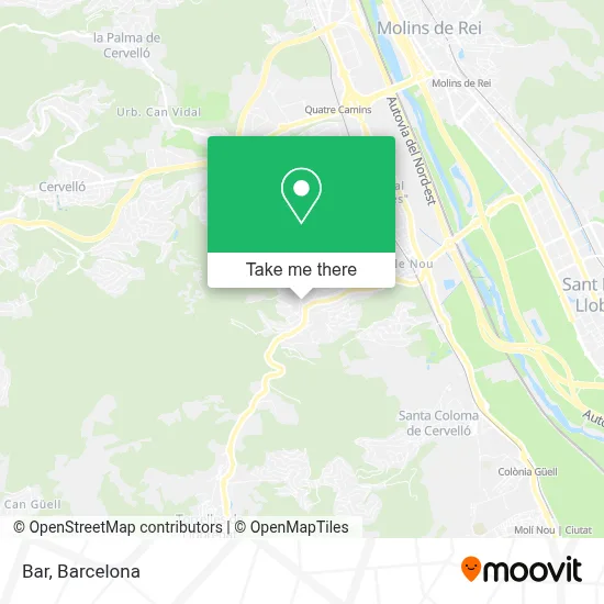 Bar map