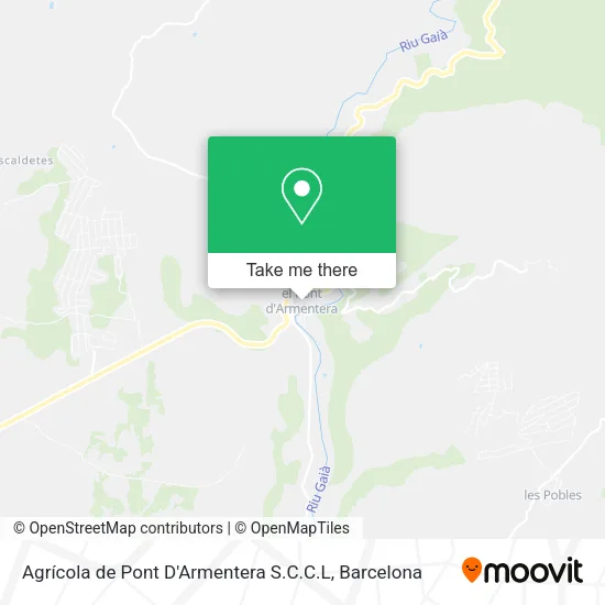 Agrícola de Pont D'Armentera S.C.C.L map