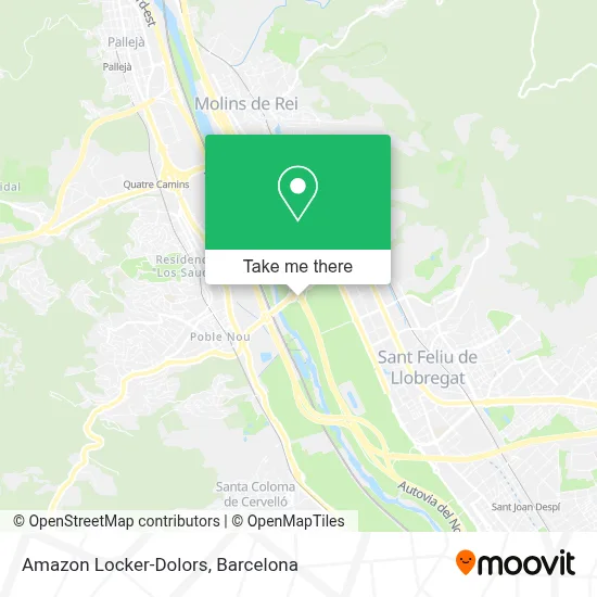 Amazon Locker-Dolors map