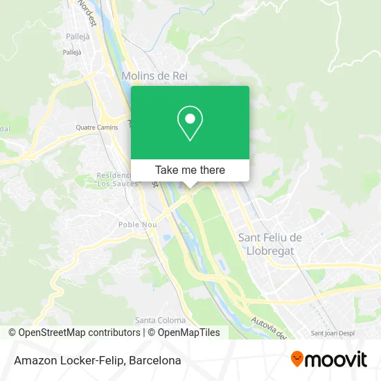 Amazon Locker-Felip map