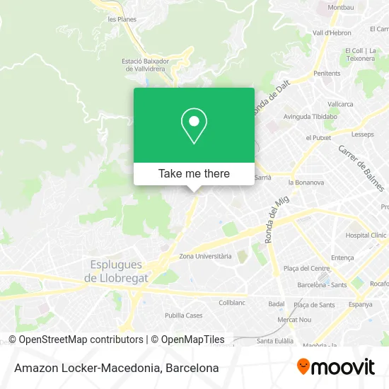 Amazon Locker-Macedonia map