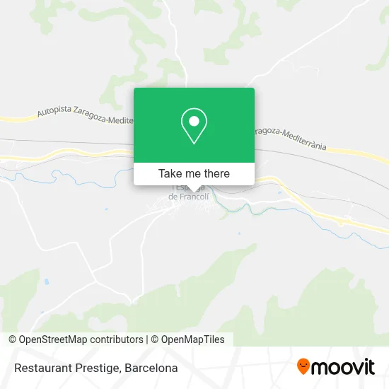Restaurant Prestige map