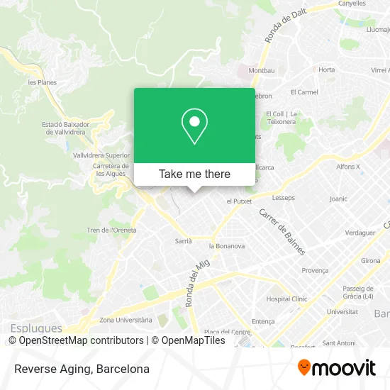 Reverse Aging map