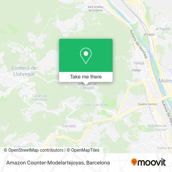 Amazon Counter-Modelartejoyas map