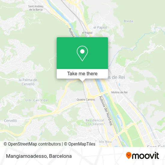 Mangiamoadesso map