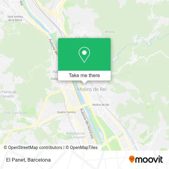El Panet map