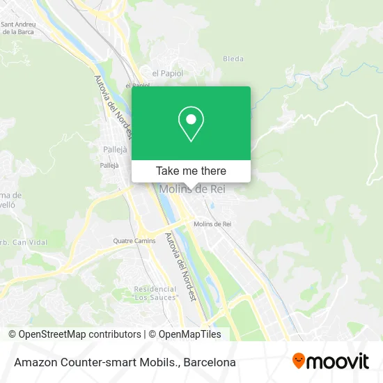 Amazon Counter-smart Mobils. map
