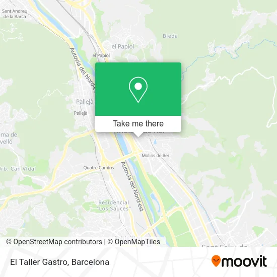 El Taller Gastro map