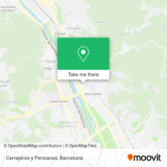 Cerrajeros y Persianas map