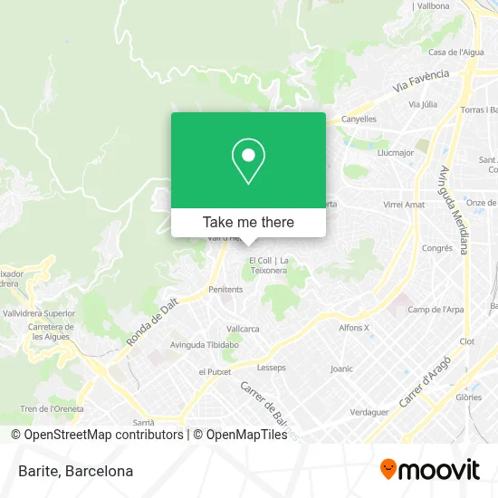 Barite map