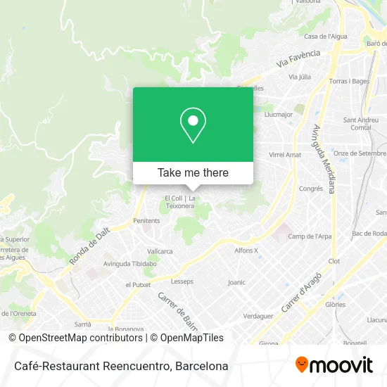 Café-Restaurant Reencuentro map