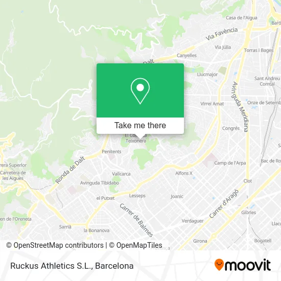 Ruckus Athletics S.L. map
