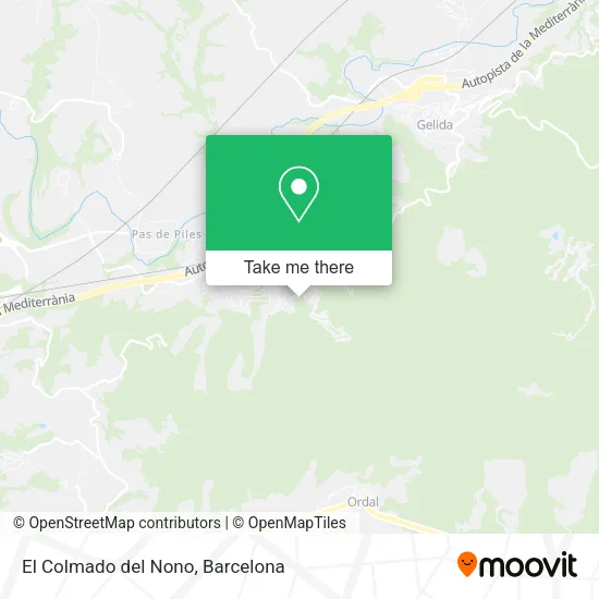mapa El Colmado del Nono