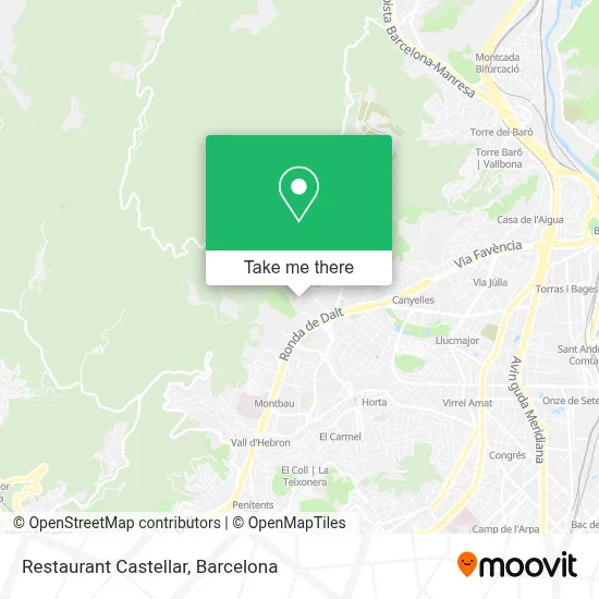 Restaurant Castellar map