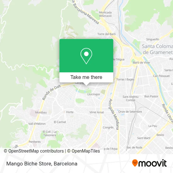 Mango Biche Store map