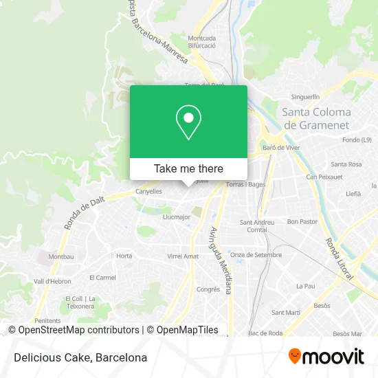 Delicious Cake map