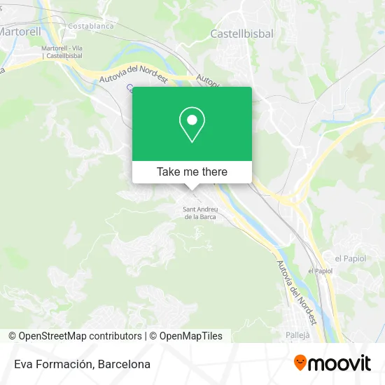 Eva Formación map