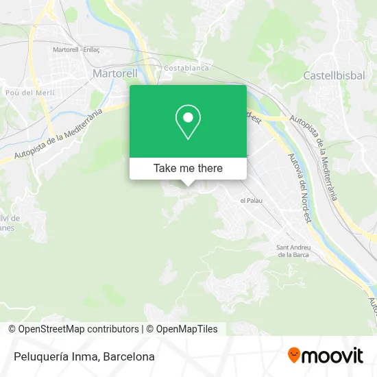 Peluquería Inma map