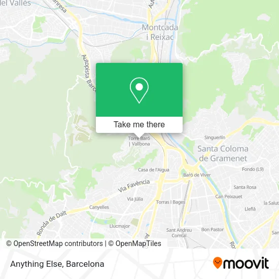 Anything Else map